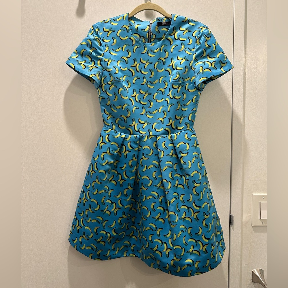 ***SOLD***Markus Lupfer Satin Printed Mini Dress